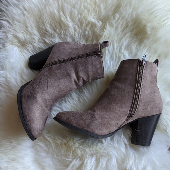 Tan Booties - Picture 2 of 3